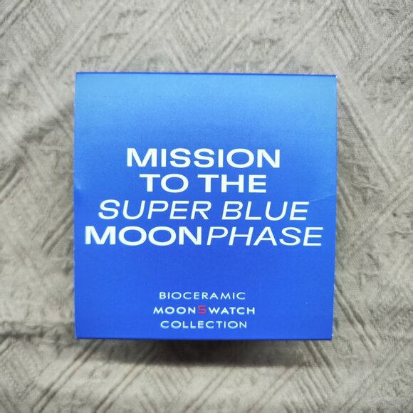 Swatch x Omega MoonSwatch Mission Moonphase (Blue | New Unworn) - Picture 6 of 6